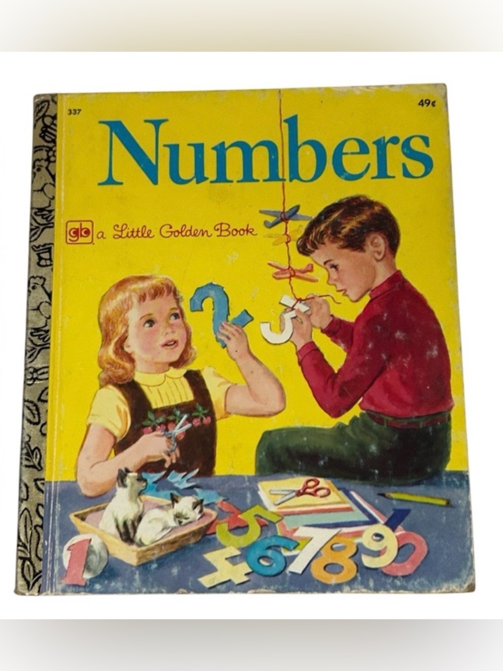 🎉6/$20 1977 ‘NUMBERS’ VINTAGE LITTLE GOLDEN BOOK